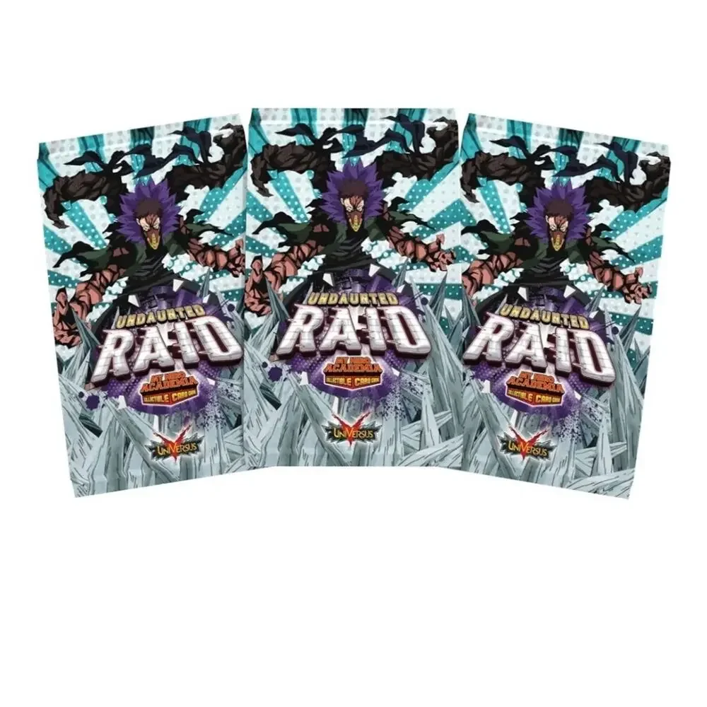 My Hero Academia MHA Collectible Card Game Undaunted Raid Booster Multi 3 Pack